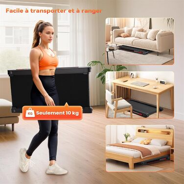 Біговий тренажер Sperax 3-в-1 з Bluetooth, пультом керування та віброплатформою (0.3-6 км/год)