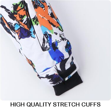 Дитячий зимовий костюм для сноуборду та лиж, водонепроникний, для хлопчиків та дівчаток (блакитний, 10-11 років)