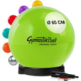 Гімнастичний м'яч Pezziball Standard з підставкою та насосом