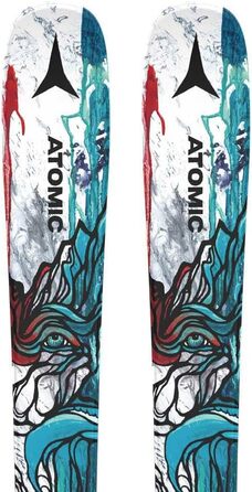 Гірські лижі ATOMIC Bent JR 110-130 + кріплення C 5 GW, дитячі, Petrol 120