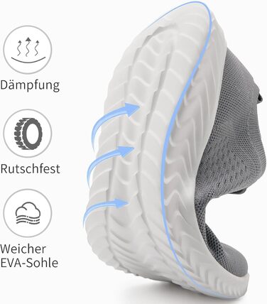 Жіночі кросівки для бігу та спорту Adidas (43 EU, Сірі) - Легкі, для залу та вулиці