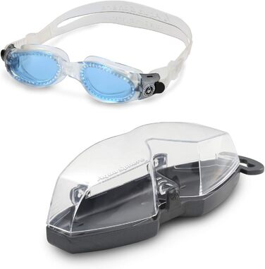 Окуляри для плавання Aquasphere Kaiman Compact прозорі/блакитні, для дорослих та підлітків, з UV-захистом та антифогом
