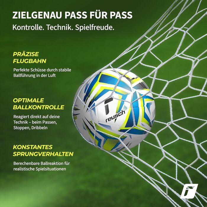 М'яч для тренувань Reusch Attrakt Silver - футбольний, з підвищеною зносостійкістю, для тренувань, школи та відпочинку