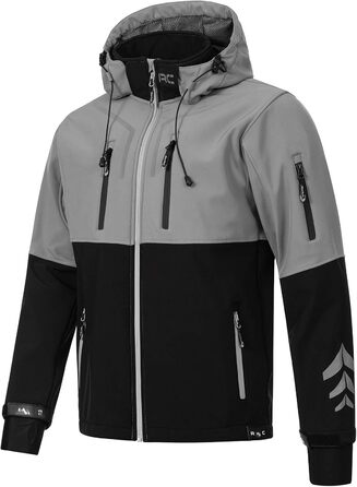 Чоловіча куртка Softshell Rock Creek Outdoor H-222, сіра, розмір M