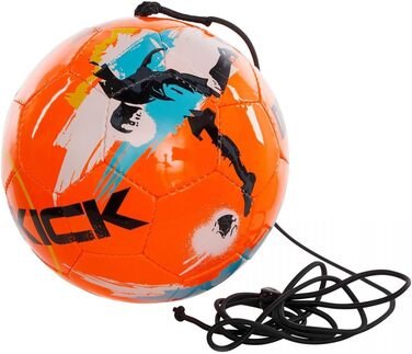 Футбольний м'яч Derbystar Multikick, розмір 5, помаранчево-жовтий
