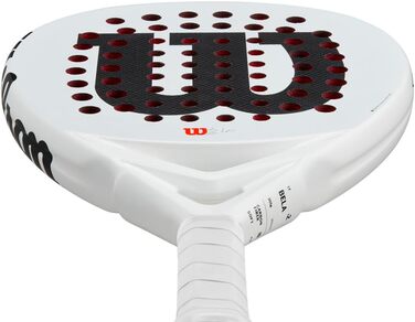 Падель ракетка Wilson Bela LT V2.5, карбон/EVA, 355 г, біла