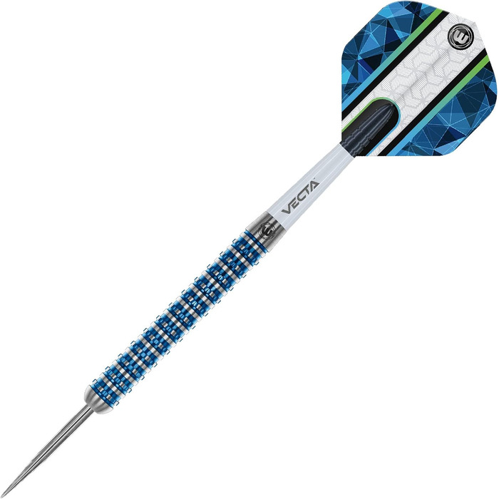 Дротики WINMAU Poseidon 24 г вольфрамові зі сталевим наконечником, професійні, з оперенням та хвостовиками