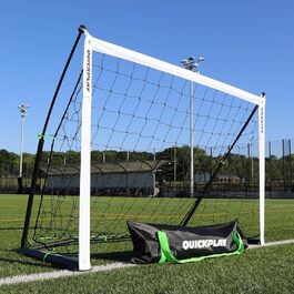 Футбольні ворота QUICKPLAY Kickster Pro 5x3' з базовою вагою для професійного тренування на газоні, штучному покритті чи траві, одиночне