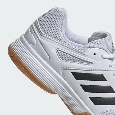 Кросівки Adidas Speedcourt для залу для чоловіків, розмір 43 1/3 EU, білий, чорний, gum