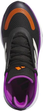 Кросівки Adidas Bounce Legends Low Unisex для баскетболу (44 2/3 EU, чорний/фіолетовий/чорний)