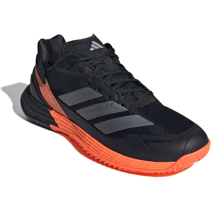 Чоловічі тенісні кросівки Adidas Defiant Speed 2, розмір 41 1/3 EU, чорний/помаранчевий
