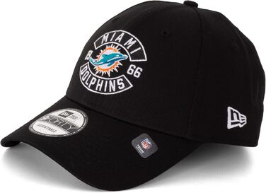 Кепка New Era 9FORTY MLB NFL Limited Edition Miami Dolphins, чорна, універсальний розмір
