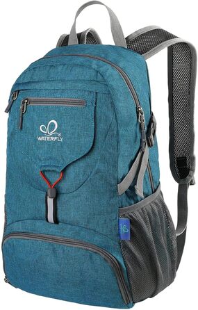 WATERFLY ультралегкий складний рюкзак 20 л для туризму, походів, спорту та подорожей, міський рюкзак для чоловіків і жінок