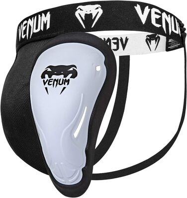 Чоловічий паховий протектор Venum Challenger, чорний/білий, розмір M