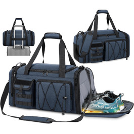 Спортивна сумка RAINSMORE 40L, водонепроникна, з відділенням для взуття, для чоловіків та жінок, для фітнесу, плавання, подорожей