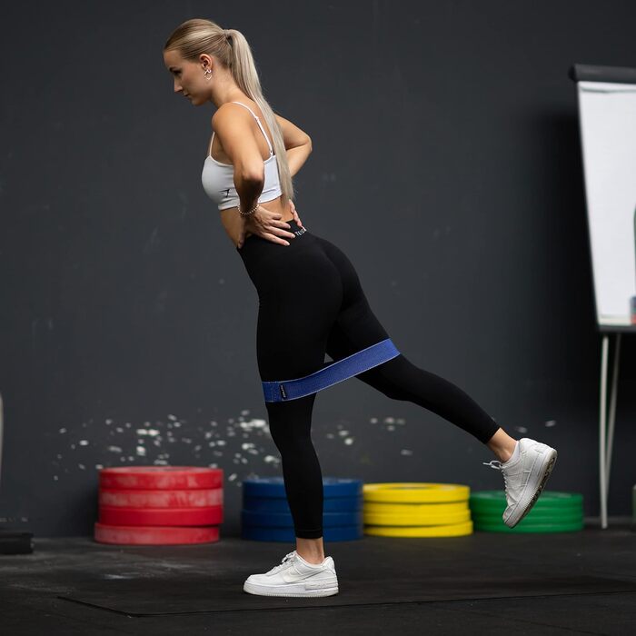 Преміум текстильні фітнес-стрічки ATHLETIC AESTHETICS для тренувань, різнокольорові, набір або окремо, з сумкою та відеокурсом, еспандери для сідниць та спорту