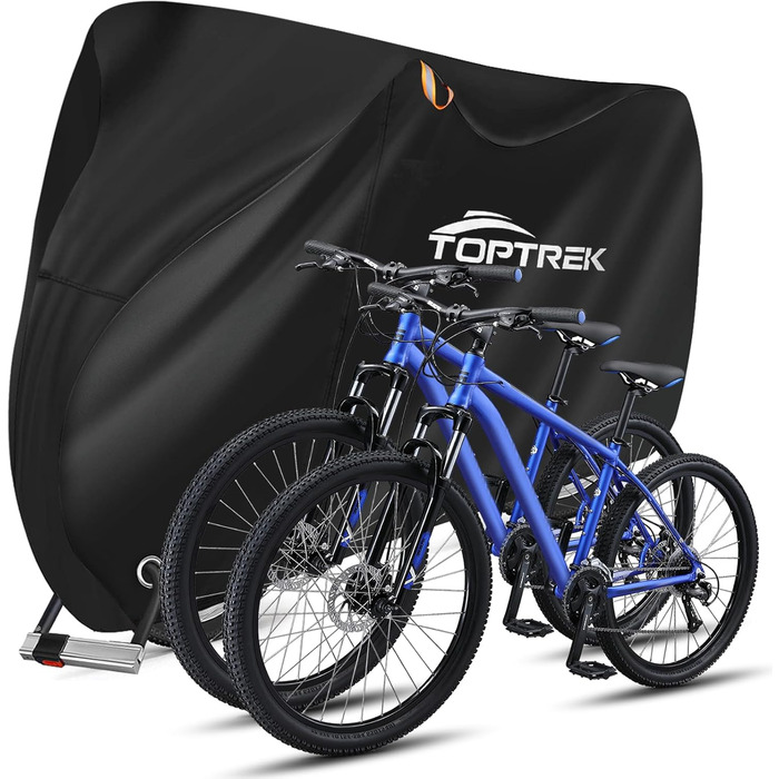 Чохол для велосипеда Toptrek 210D Oxford, 200 x 110 x 70 см, водонепроникний, захист від сонця, міцний, з сумкою