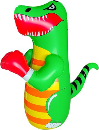 Дитячий боксерський мішок з підставкою, боксерський мішок для кікбоксингу, надувний мішок-манекен, іграшки Cool Fun Toys, динозавр, для хлопчиків, спорт, подарунок, активний відпочинок