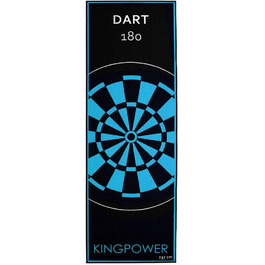 Килимок для дартсу Kingpower 237x80 см, гумовий, з лінією кидка, для стріл дартсу та дошки, різні дизайни, дизайн 4