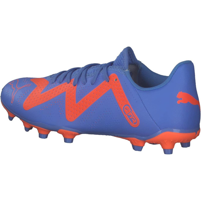 Жіночі футбольні бутси PUMA Future Play FG/AG 37 EU, Blue Glimmer/Puma White/Ultra Orange
