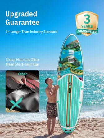 Надувне SUP-борд Niphean з сидінням та аксесуарами, 320 см, для 2 осіб, до 200 кг, для будь-якого рівня майстерності