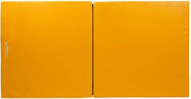 Складаний гімнастичний мат Grevinga Fun 200x100x8 см, жовто-червоний, RG35