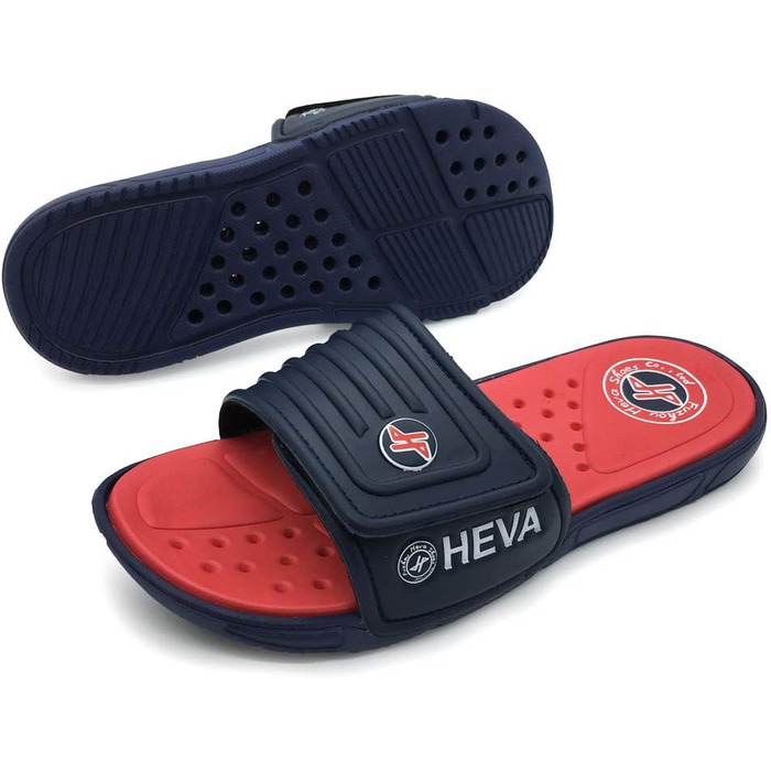 HEVA Шльпанці чоловічі літні сандалії 43 EU, блакитний/червоний