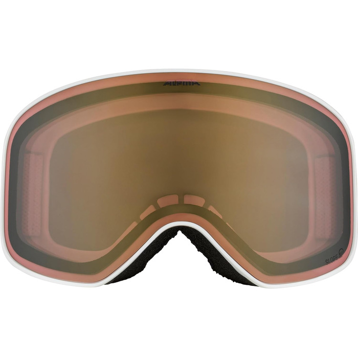 Гірськолижні окуляри ALPINA Slope, контрастні, чорний матовий (M)