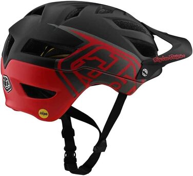 Велошолом Troy Lee Designs A1 MIPS червоний/чорний, захисний шолом для велосипеда