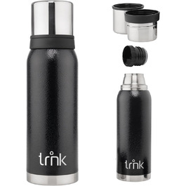 Термос trnk Arktis 2 із нержавіючої сталі 1200 мл, BPA-free, з двома чашками, зберігає тепло 32 години, для напоїв, підходить для посудомийки