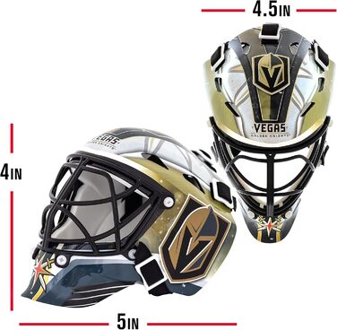 Міні-шолом воротаря Franklin Sports NHL Vegas Golden Knights, колекційний хокейний сувенір
