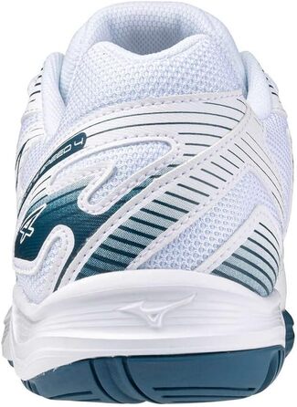 Волейбольні кросівки K-NOK Cyclone Speed Unisex White Blue Ribbon Mp Gold (45 EU, Grey)