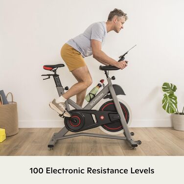 Спінбайк Schwinn IC3.5: домашній велотренажер для сайклінгу з магнітним або фетровим гальмуванням, Bluetooth FTMS, сумісність із Zwift, Peloton, Kinomap та JRNY