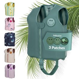 Дитячий жилет для плавання NOARD | Безпечний жилет для навчання плаванню | 15-30 кг, 2-6 років | Сертифікований EN 13138-1:2021