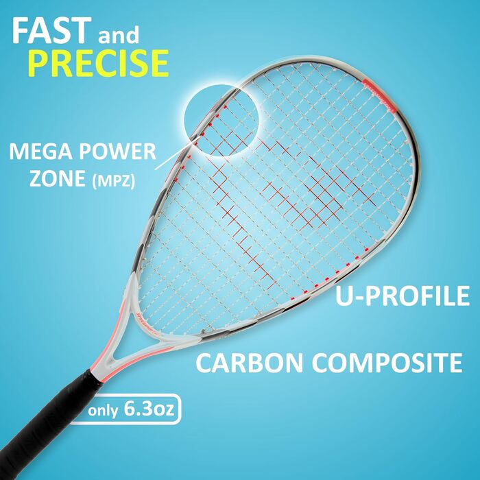Професійний набір для кросмінтону Speedminton S900 з карбоновими ракетками, 5 воланами, ігровим полем та сумкою