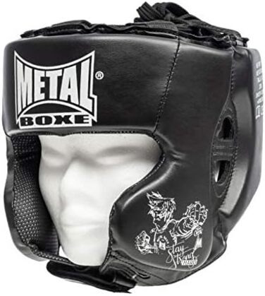 Захисний шолом METAL BOXE MB117 для боксу та єдиноборств, синій, дитячий