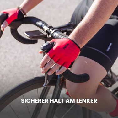 Fahrradhandschuhe GripGrab Ride Einsteiger Kurzfinger Sommer - Червоні велосипедні рукавички