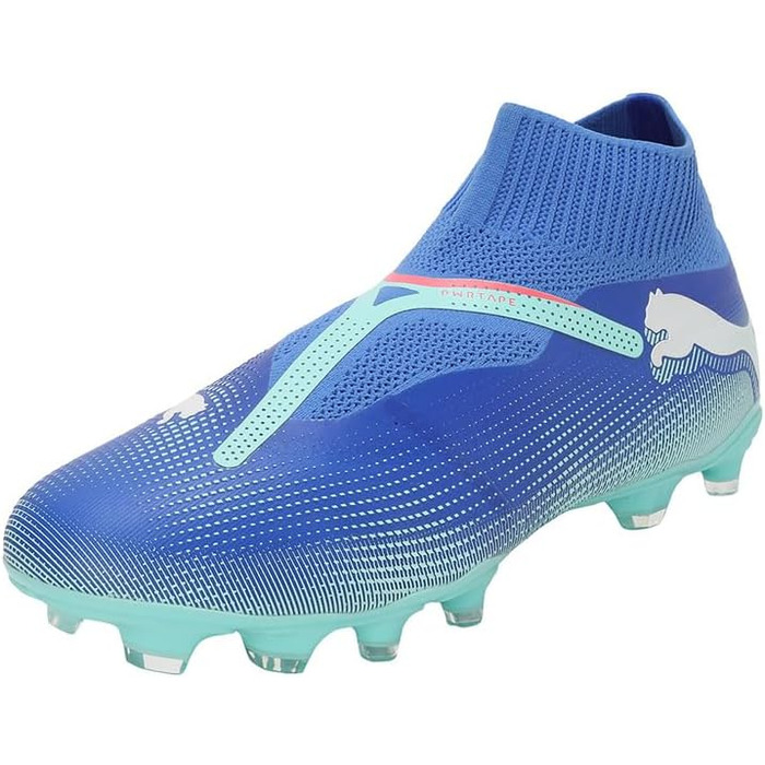Кросівки футбольні PUMA Future 7 Match+ Ll Fg/Ag (42.5 EU, Bluemazing Puma White Electric Peppermint)
