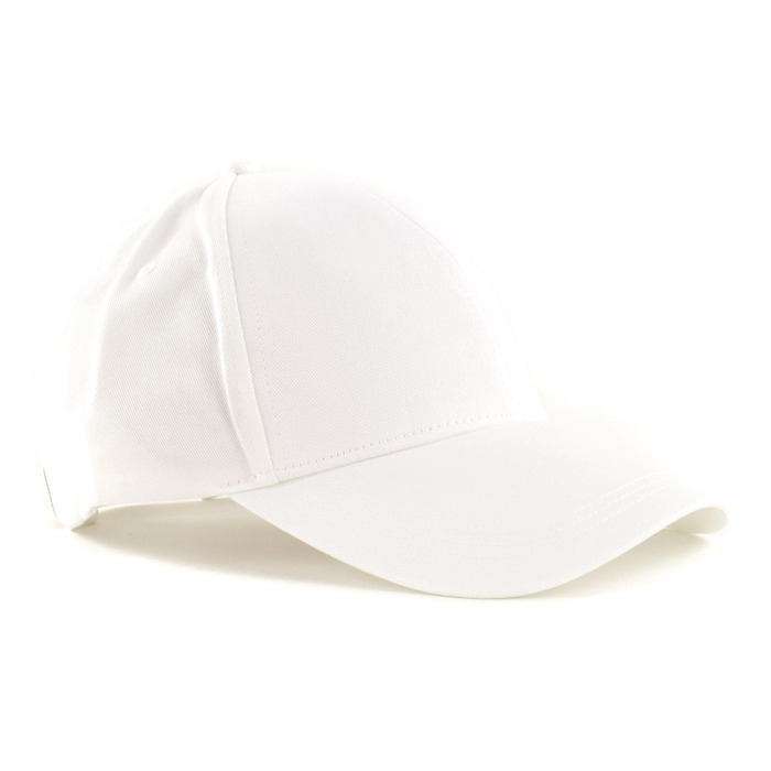 Чоловіча класична кепка Calvin Klein з бавовни, регульована, 6-панельна, біла (один розмір)