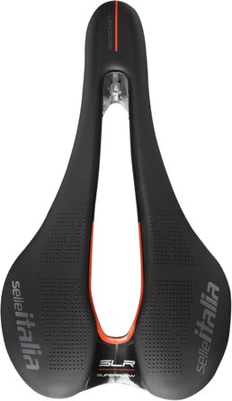Сідло велосипедне Selle Italia SLR Boost Kit Carbonio Superflow, 145×248 мм, чорне, карбон