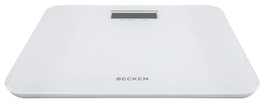Becken цифрова вага для ванної, 150 кг, скляна платформа, дисплей, ультратонкий дизайн