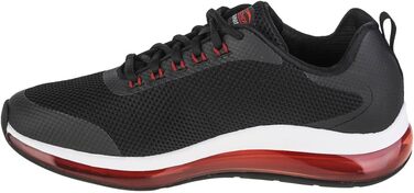 Чоловічі кросівки Skechers 44 EU, чорні з червоною вставкою, сітка та синтетика