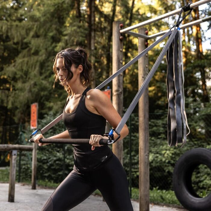 Aerobis® Powerbands: Набір еластичних стрічок для силових тренувань до 200 кг | Без латексу, 4 шт.