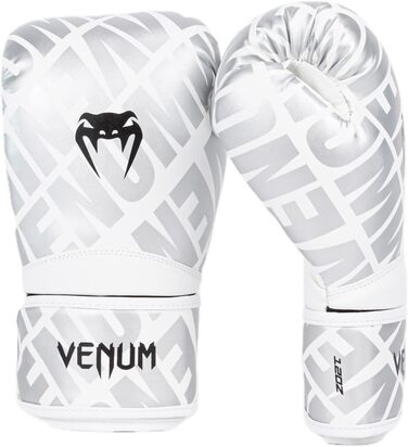 Боксерські рукавички Venum Contender White/Silver 14 Oz, 1.5 XT