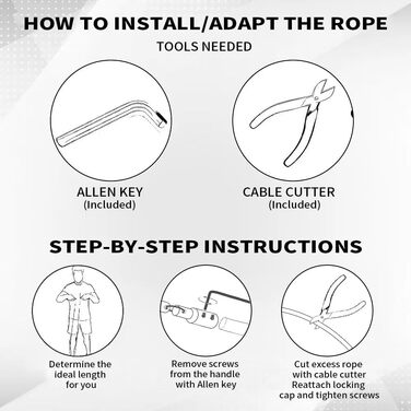 Стрибкове канат Hererope з вагою 250г, регульований, з підшипниками, неслизька ручка, міцний сталевий трос, для чоловіків та жінок, фітнес, HIIT