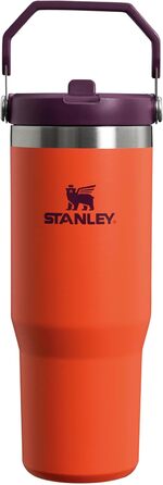 Термокружка Stanley Flip Straw 0,89 л з трубочкою Tigerlily Plum – спортивна термос пляшка для води, зберігає холод 12+ годин, BPA Free, підходить для посудомийки