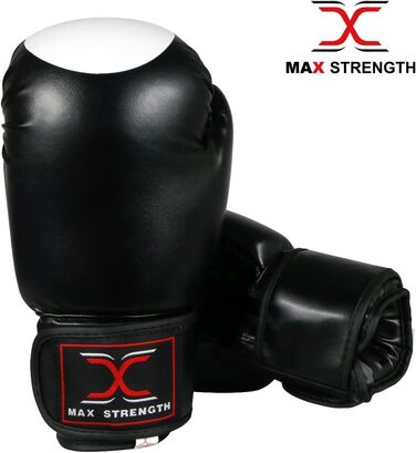 Боксерські рукавички MAXSTRENGTH для Муай Тай, кікбоксингу та MMA, тренувальні, ударні, для чоловіків і жінок, важконаповнені, захисні, для фітнесу, спарингу та бойових мистецтв