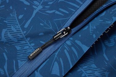 Чоловіча куртка: водонепроникна вітрозахисна софтшел куртка-бомбер, камуфляж, легка літня, M 6288, темно-синій