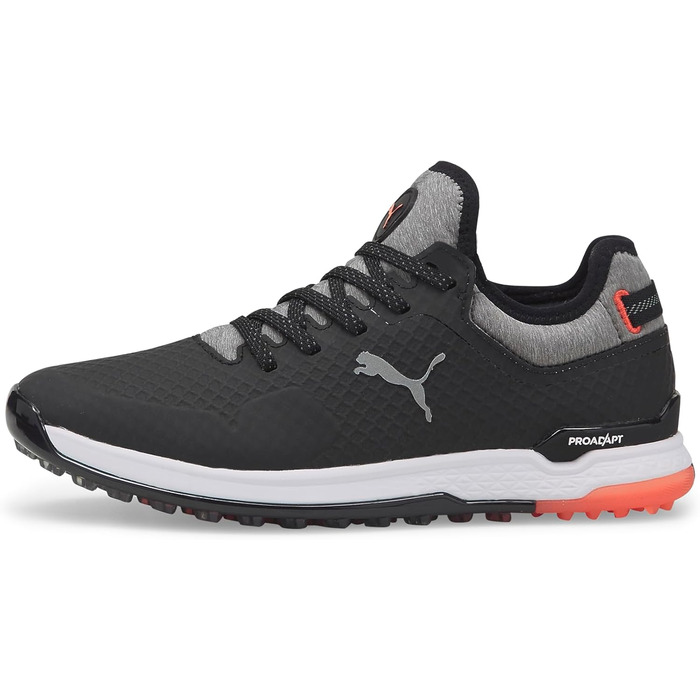 Жіноче golf-взуття PUMA Proadapt Alphacat - 37.5 EU, Puma Black/Puma Silver/Hot Coral