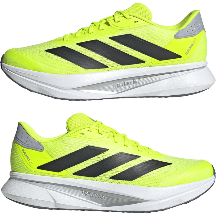 Кросівки для бігу Adidas Duramo SL 2, Lucid Lemon/Core Black/Halo Silver, 44 2/3 EU